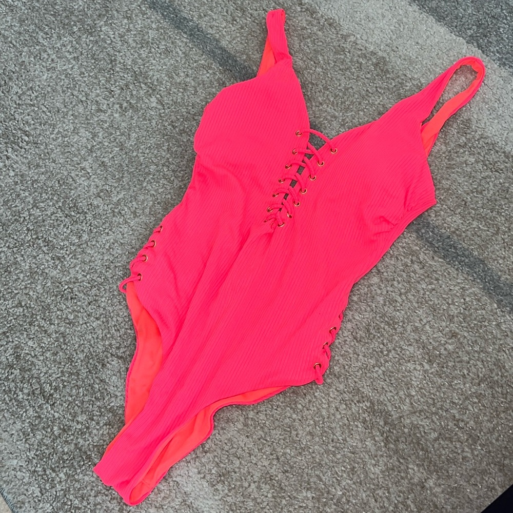 Neon Pink Bathing Suit